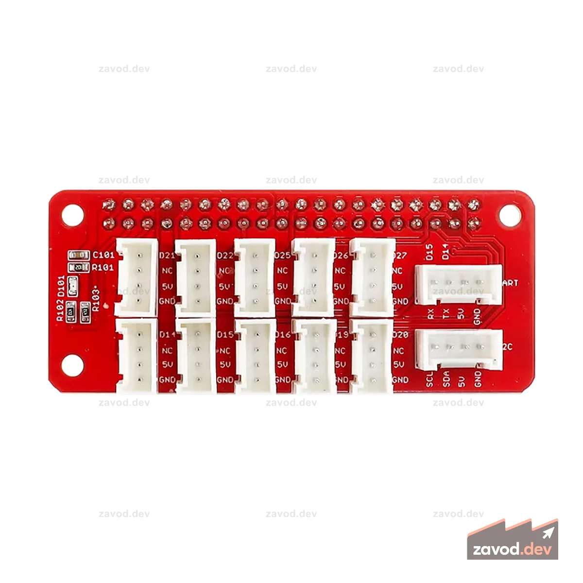 Crowtail — штабелируемый экран для Raspberry Pi 2.0