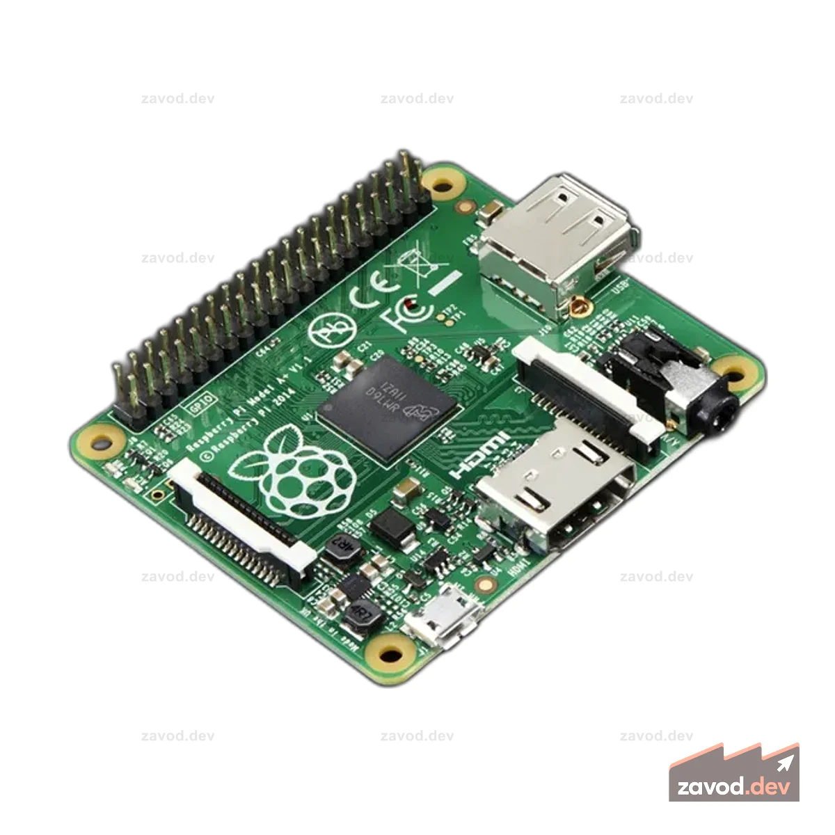 Raspberry Pi Модель A + 512 МБ ОЗУ