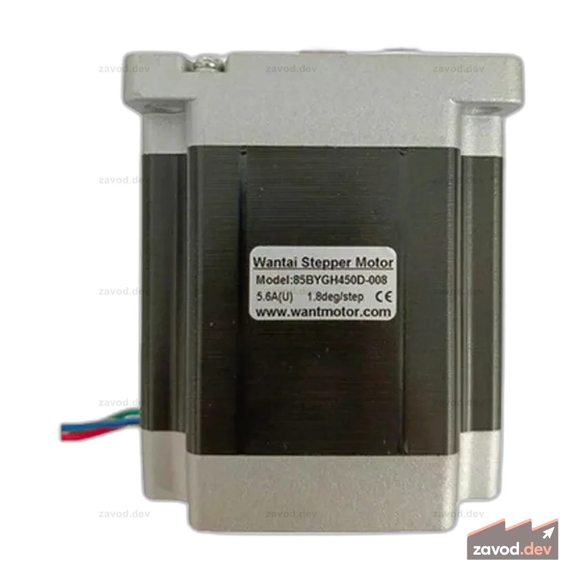 Шаговый двигатель Wantai Nema 34 70 кг-см 5,6 А 100 мм | Модель 85BYGH450D-008