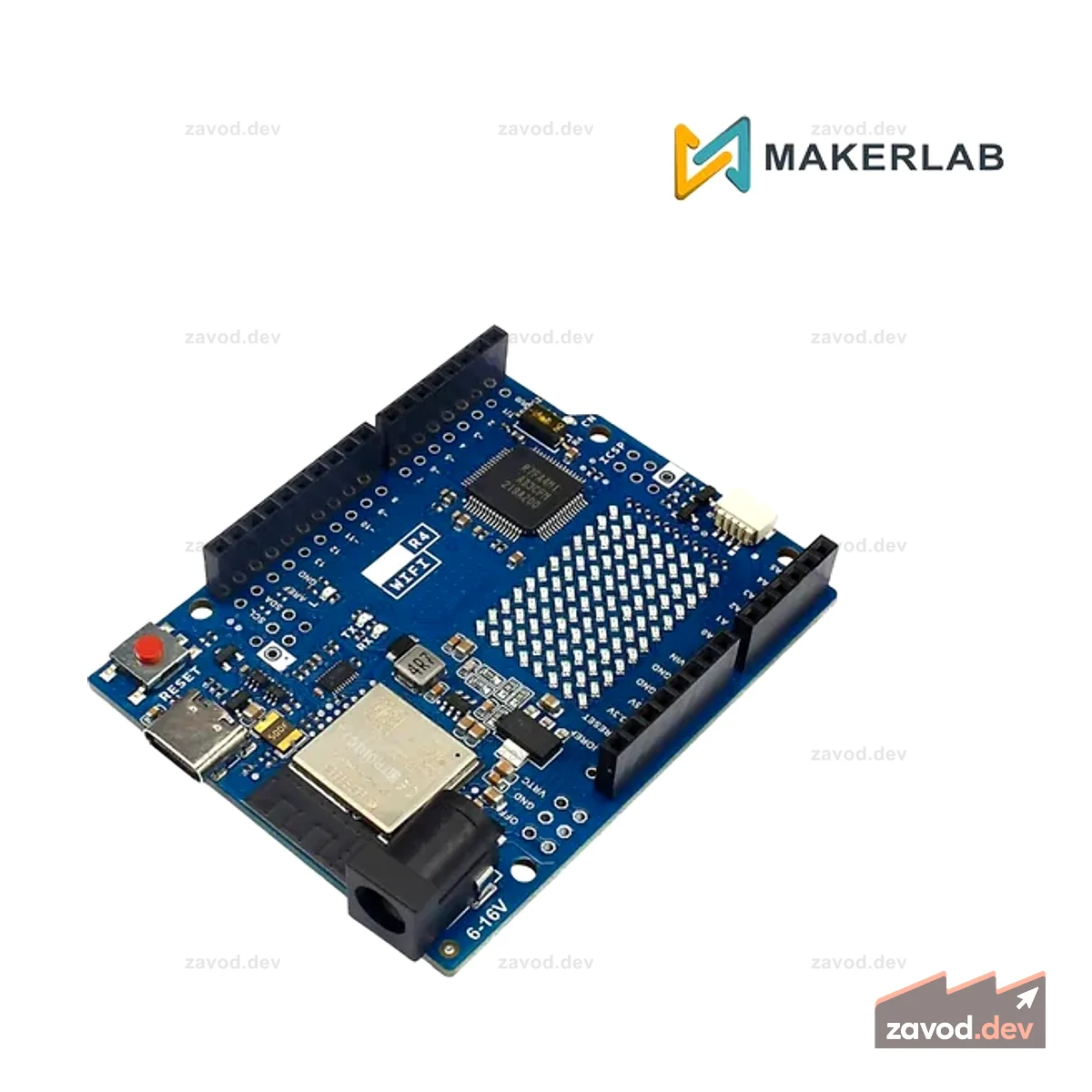 UNO R4 WiFi, совместимый с Arduino — синяя версия