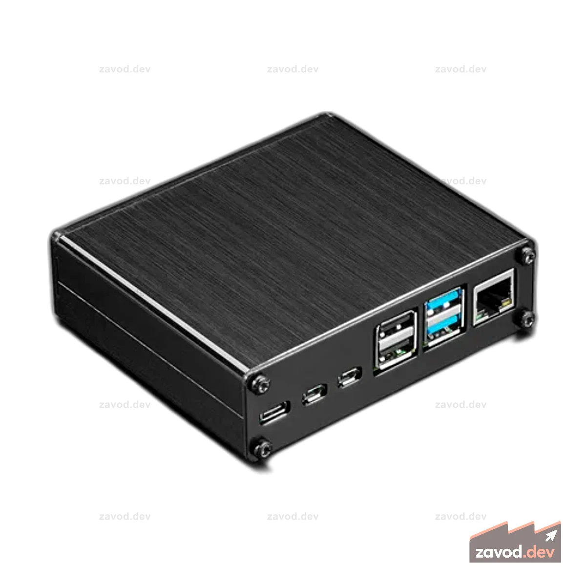 Корпус Lincoln Binns Black Pi-Box Pro 4 для Raspberry Pi 4