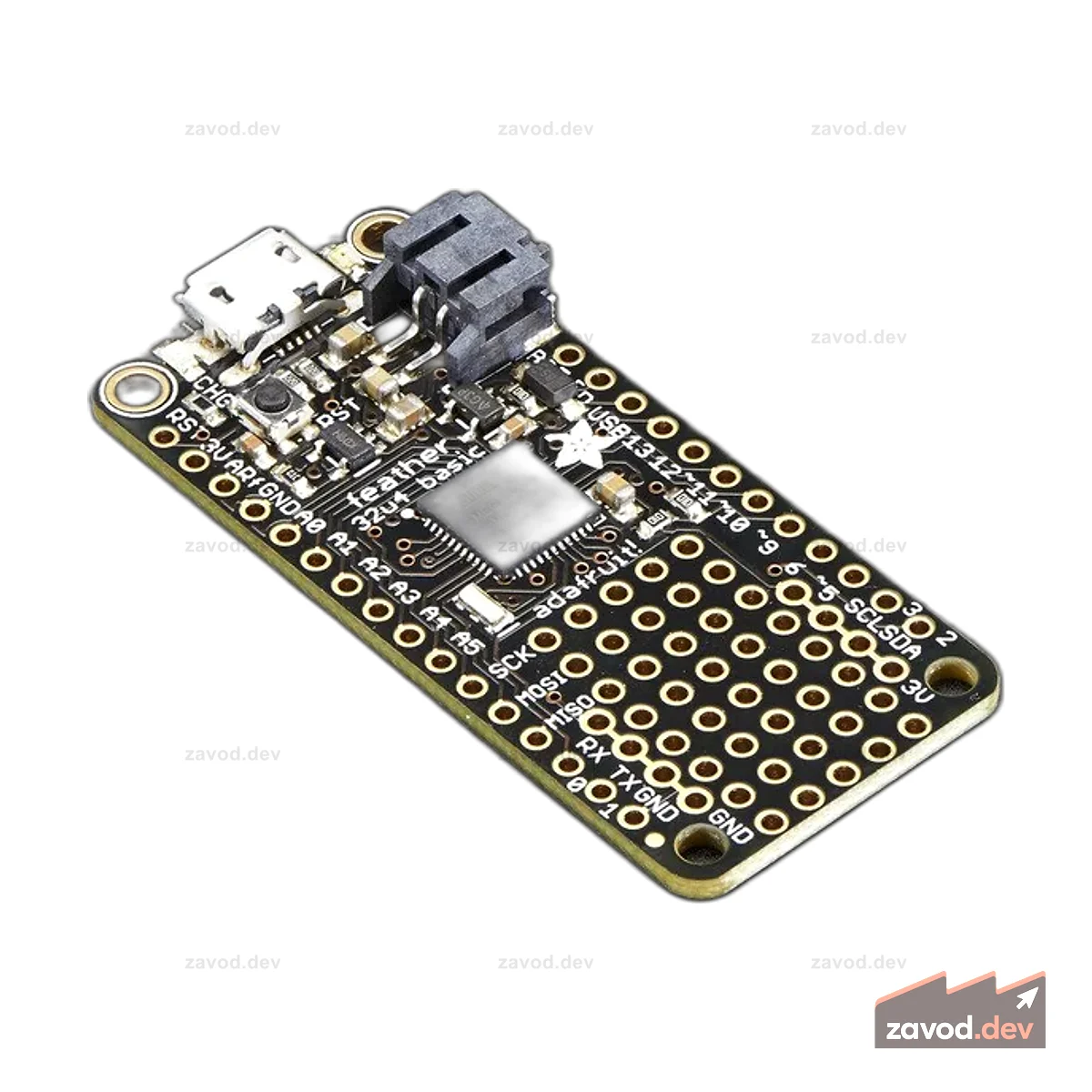 Adafruit Feather 32u4 Basic Proto - совместим с Arduino