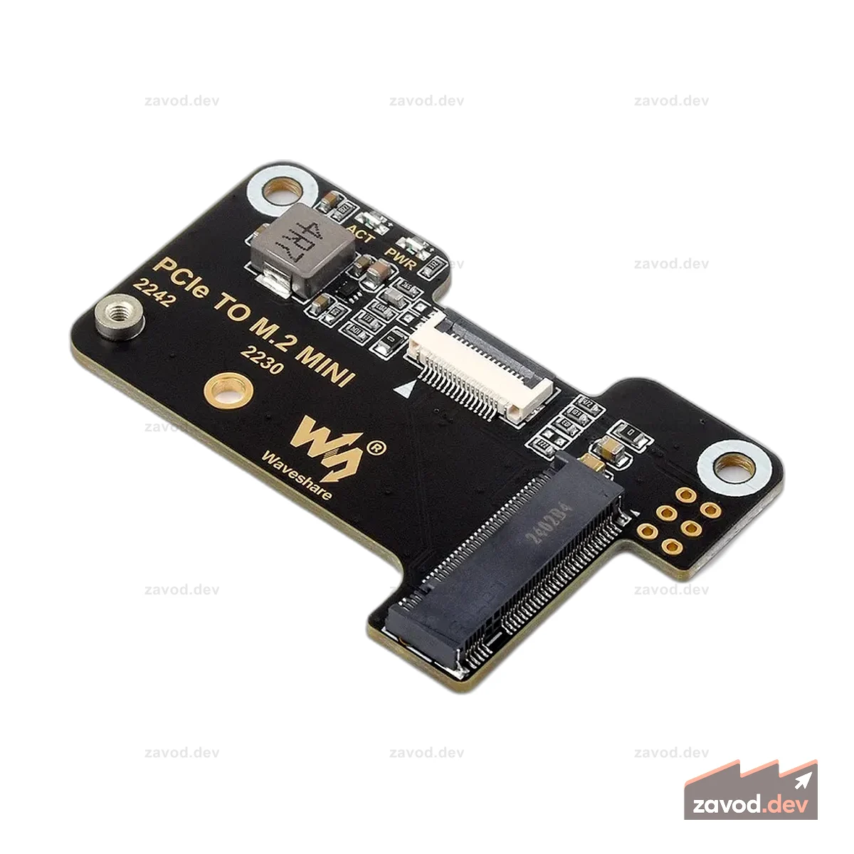 Адаптер Waveshare Mini M.2 для Raspberry Pi 5