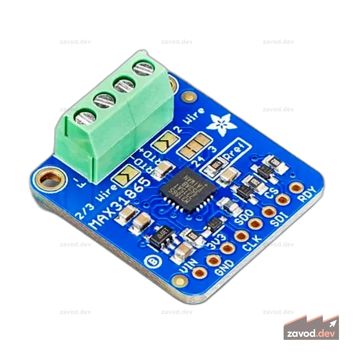 Усилитель датчика температуры Adafruit PT100 RTD — MAX31865