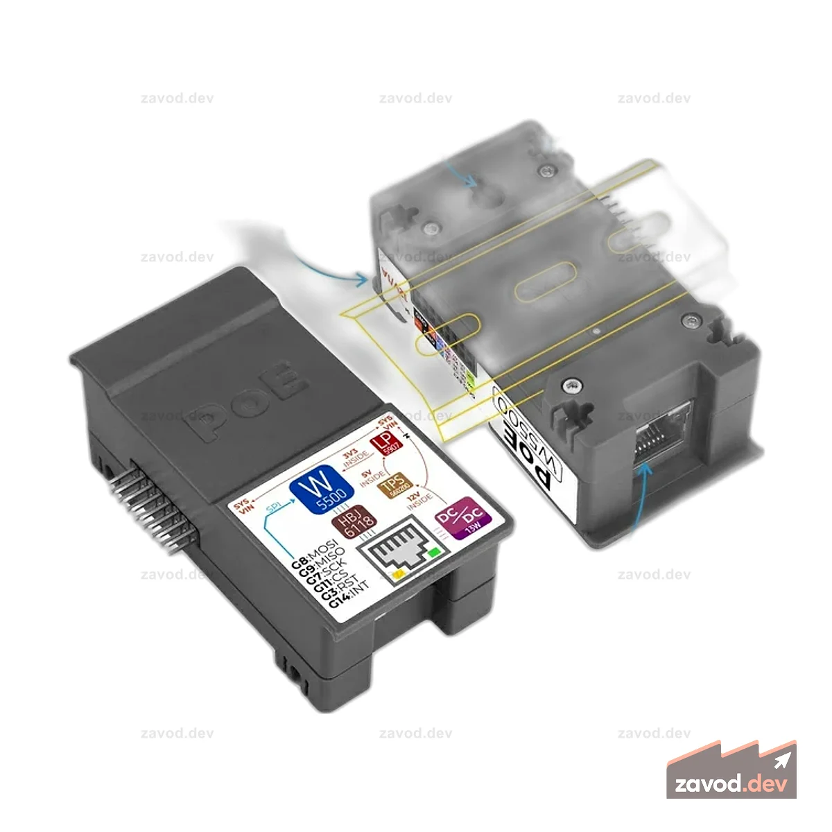 ПЛК M5Stamp PoE