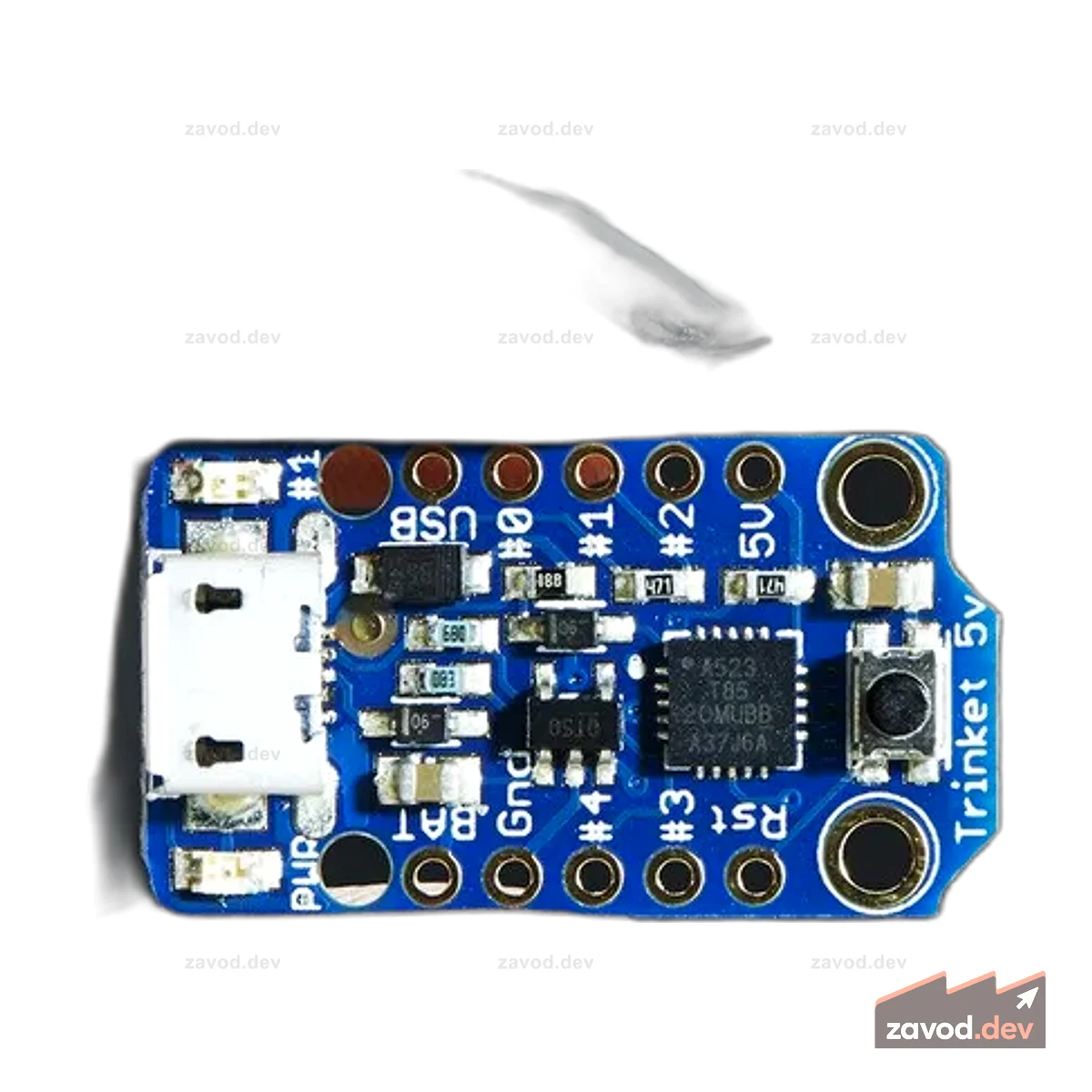 Adafruit Trinket - Мини-микроконтроллер - Логика 5 В - совместимый с Arduino