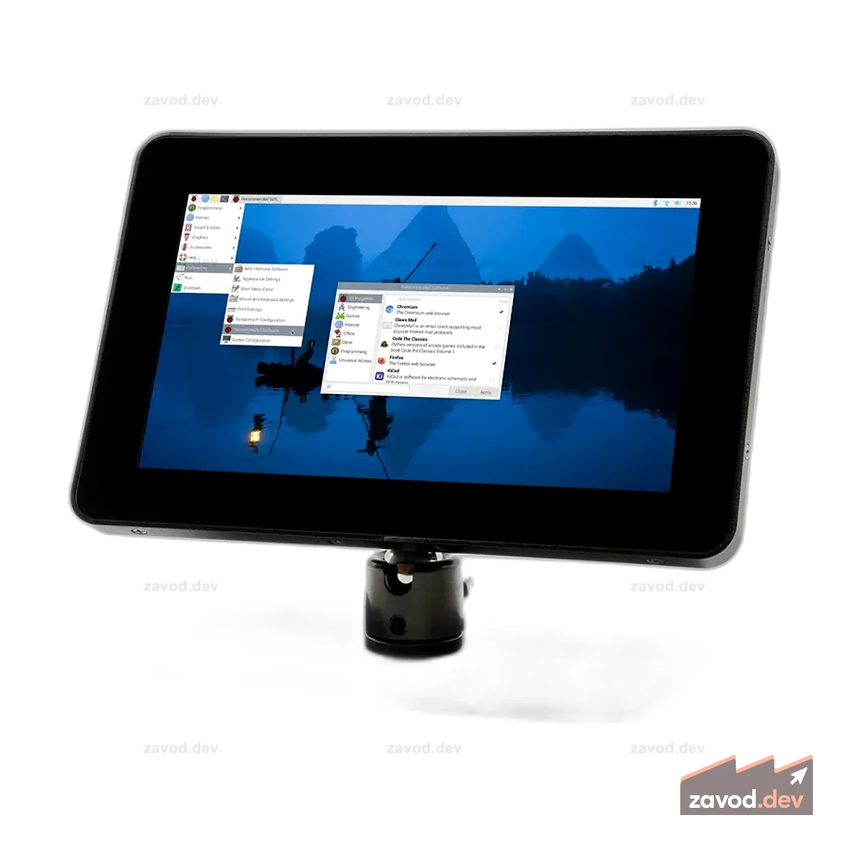 Подставка KKSB для Raspberry Pi 5 и Touch Display 2 — версия HAT