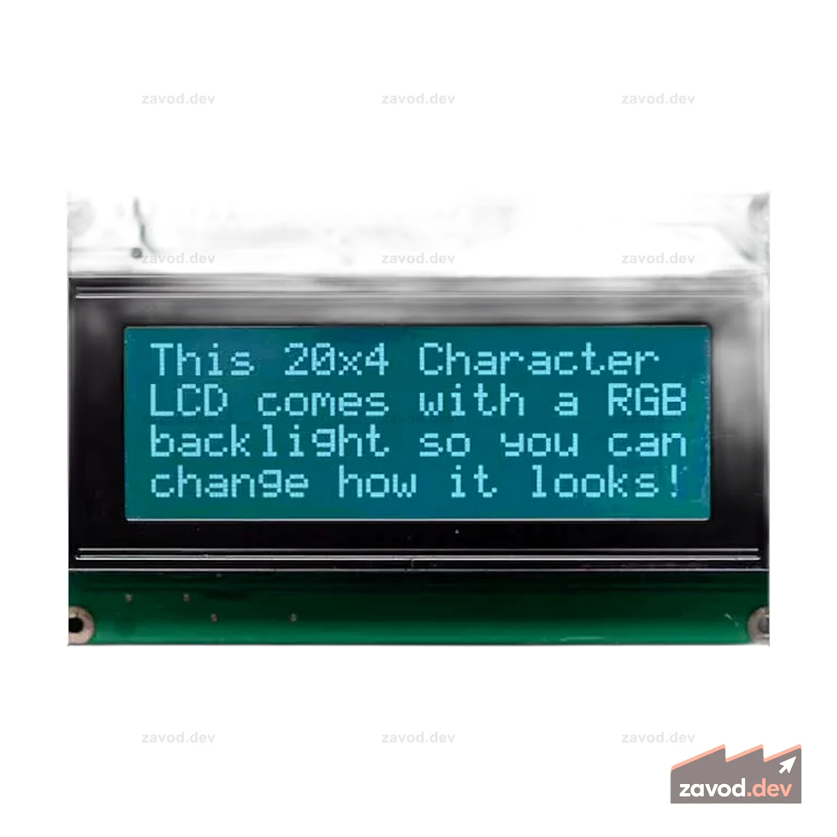 RGB подсветка негативного ЖК 20x4 + доп.