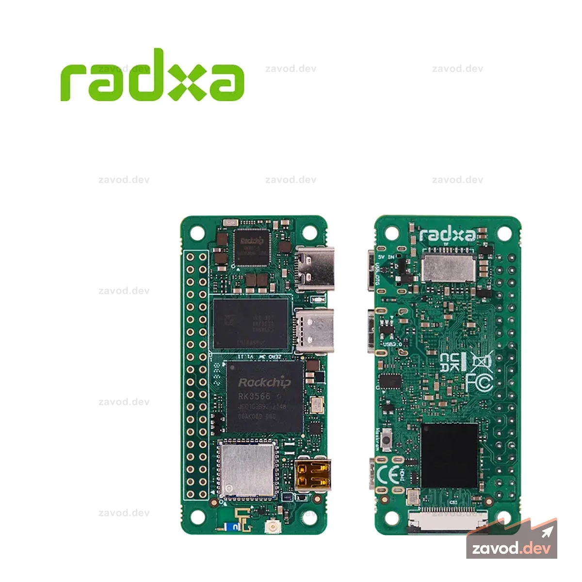 Radxa ZERO 3W - Tiny RK3566 SBC, USB 3.0, USB OTG, WiFi 6, BT 5.4, MIPI CSI