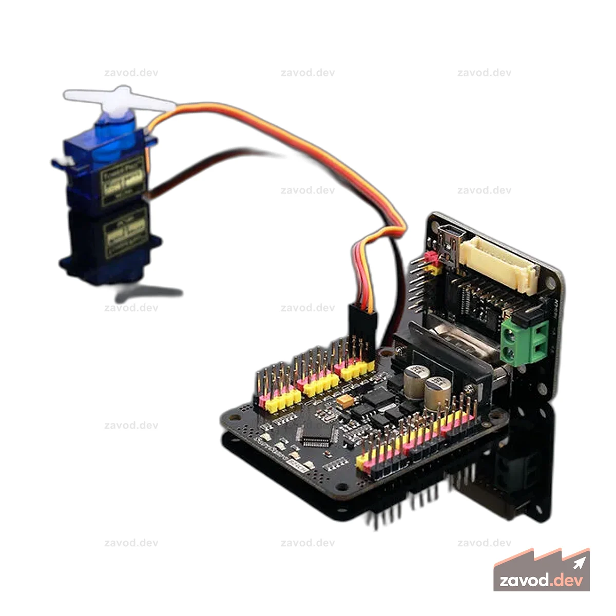 SoftServo-B24CH (Сервоконтроллер и генератор сигналов RC)