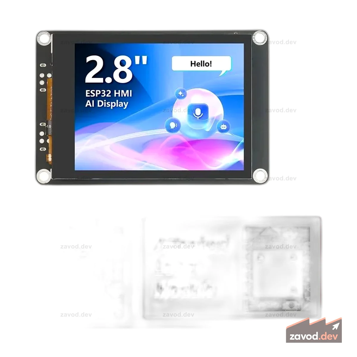 CrowPanel Advance 2,8-дюймовый HMI AI-дисплей для Meshtastic-ESP32 320x240 Искусственный IPS интеллектуальный сенсорный экран