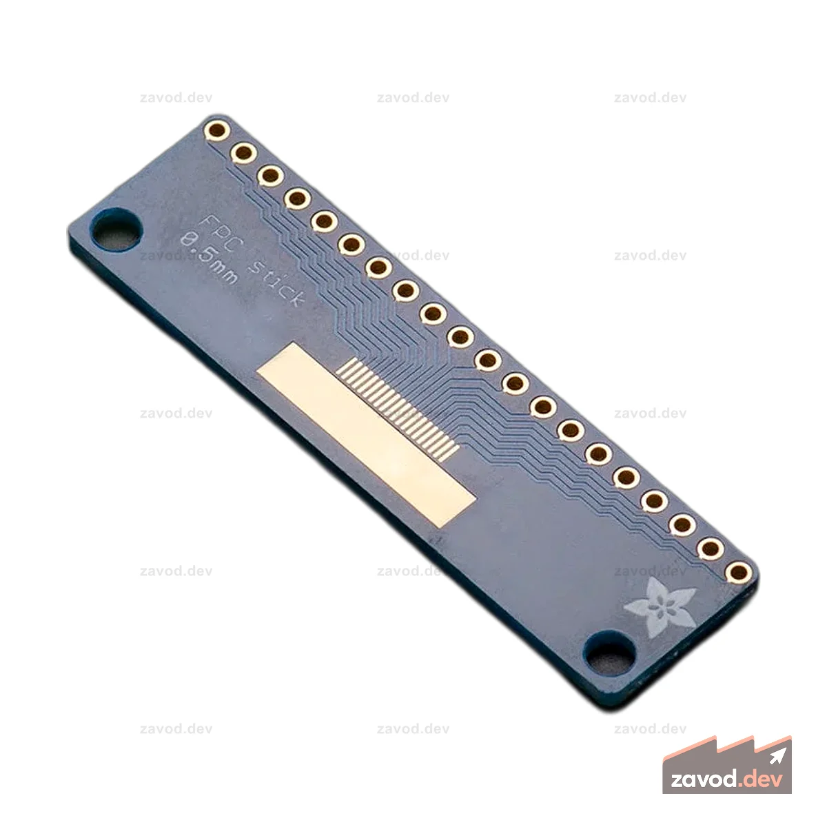 Adafruit FPC Stick — 20-контактный адаптер с шагом 0,5 мм/1,0 мм