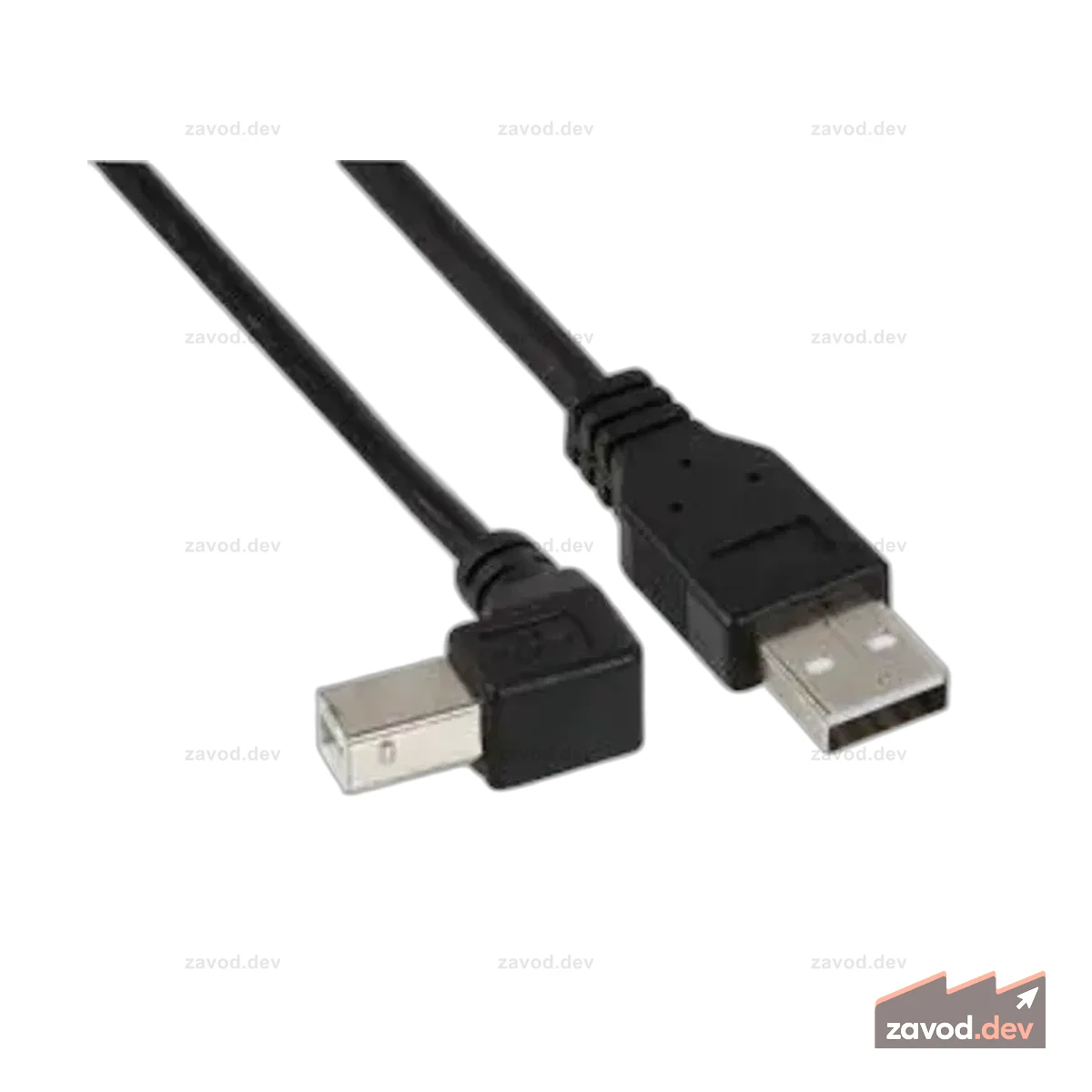 Угловой кабель USB от A до B