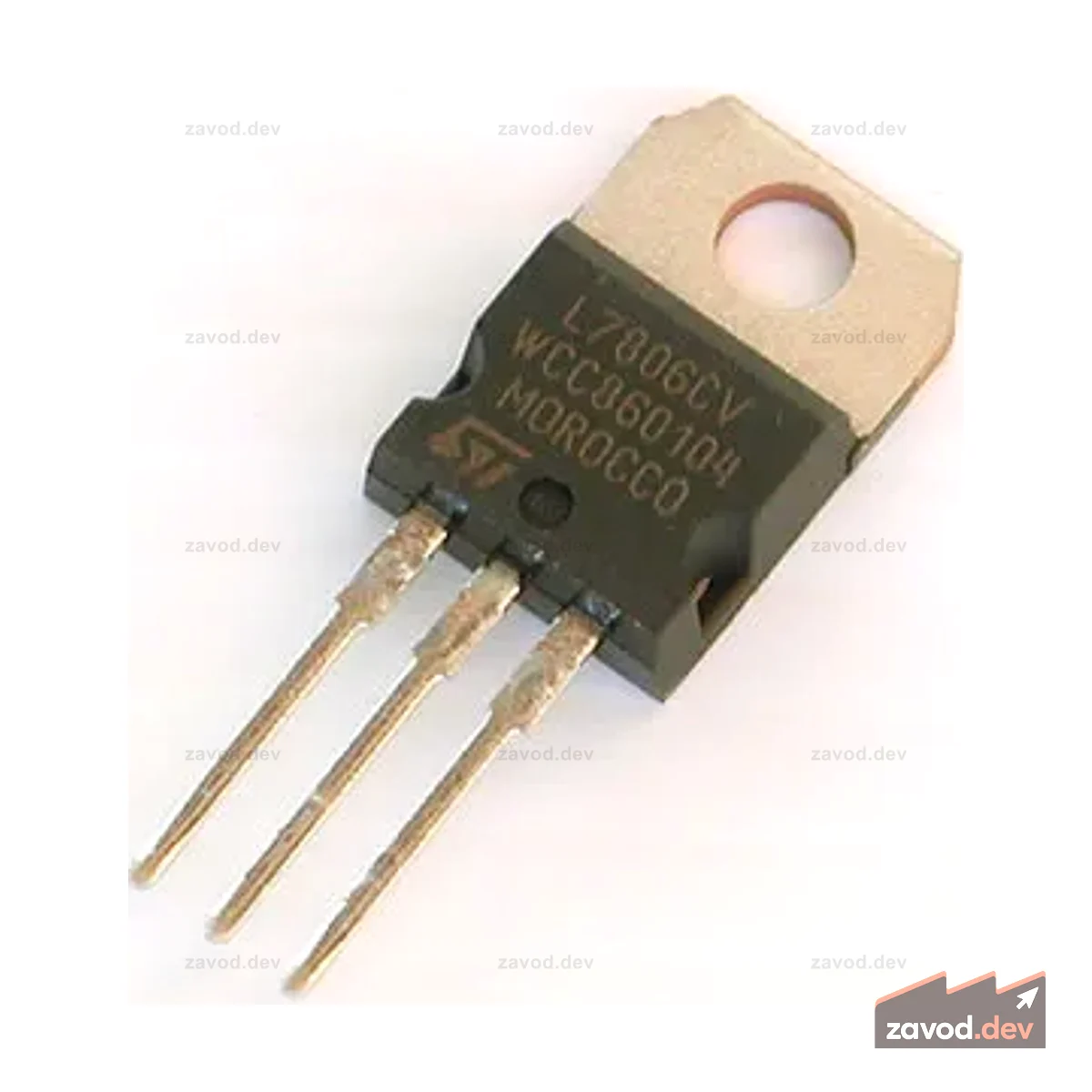 LM317T 3-контактный регулируемый регулятор