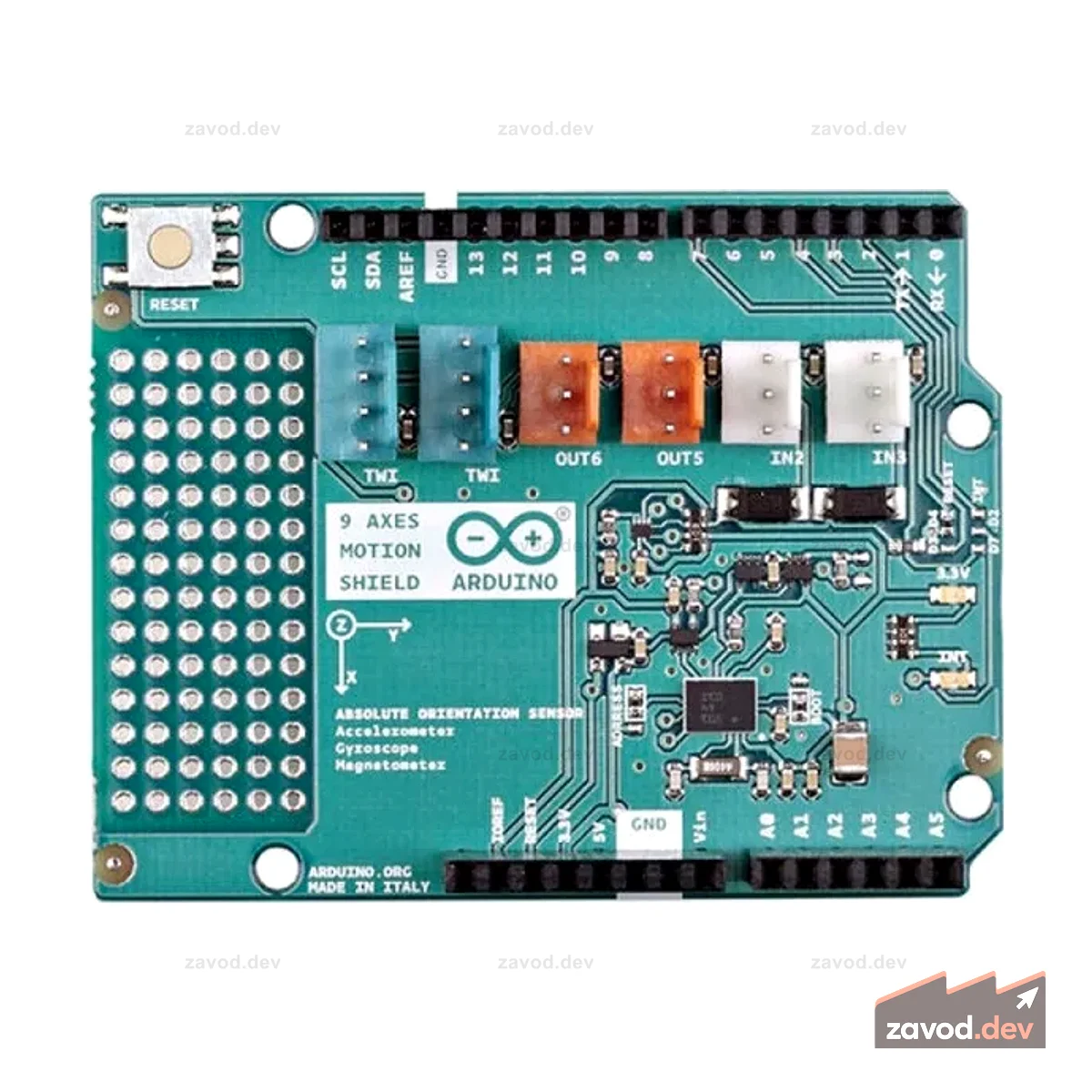 9-осевой защитный экран Arduino
