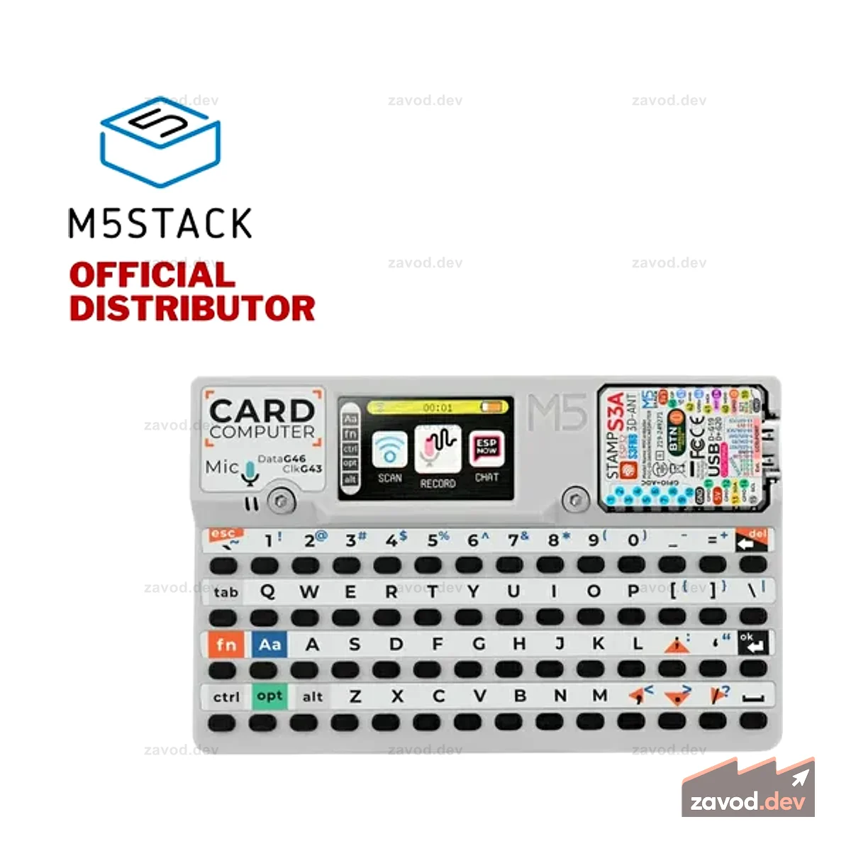 Комплект карточного компьютера M5Stack с M5StampS3A V1.1