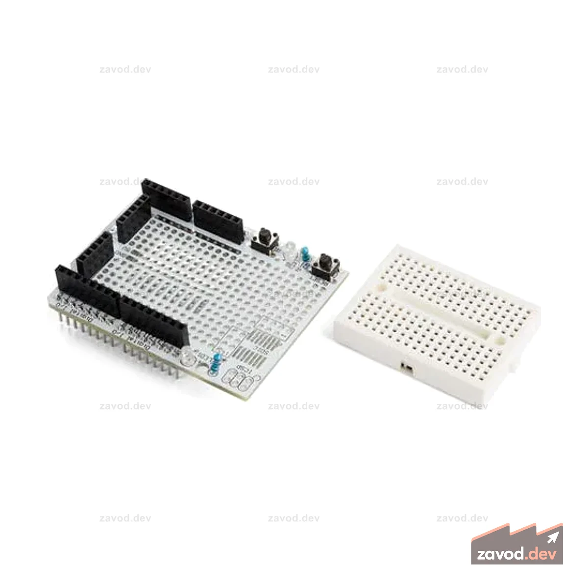 Макетная плата ProtoShield с мини-макетной платой для Arduino® Uno