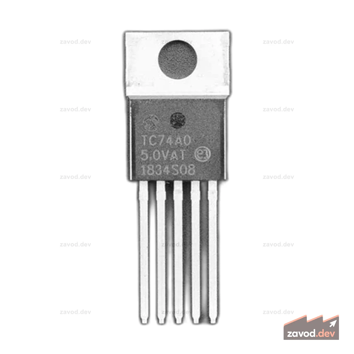 Датчик температуры I2C для макетной платы - TC74A0 TC74A0-5.0VAT
