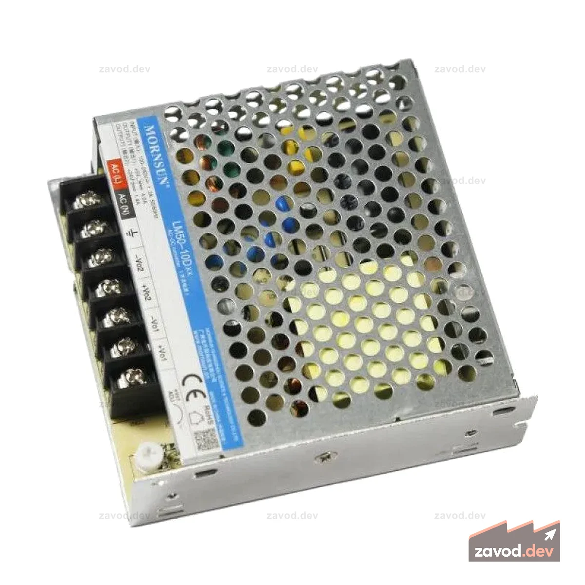 Mornsun LM50-10D0512-20 Закрытый SMPS переменного/постоянного тока 50 Вт