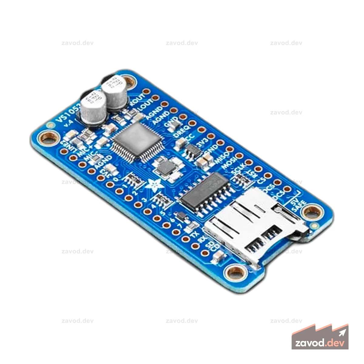 VS1053 + MicroSD Breakout - воспроизведение MP3/WAV/MIDI/OGG + запись
