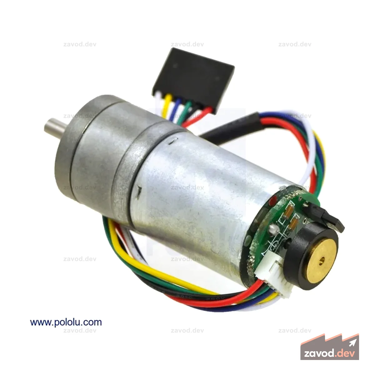 99:1 Металлический мотор-редуктор 25Dx54L мм MP 12 В с энкодером 48 CPR