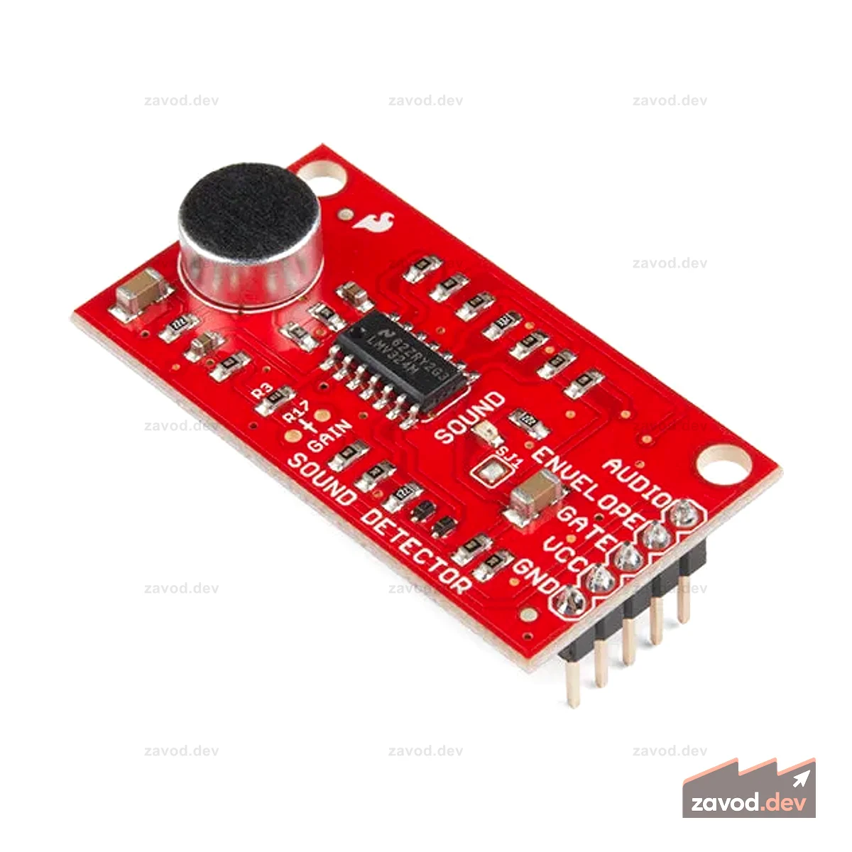 Детектор звука SparkFun (с разъемами)