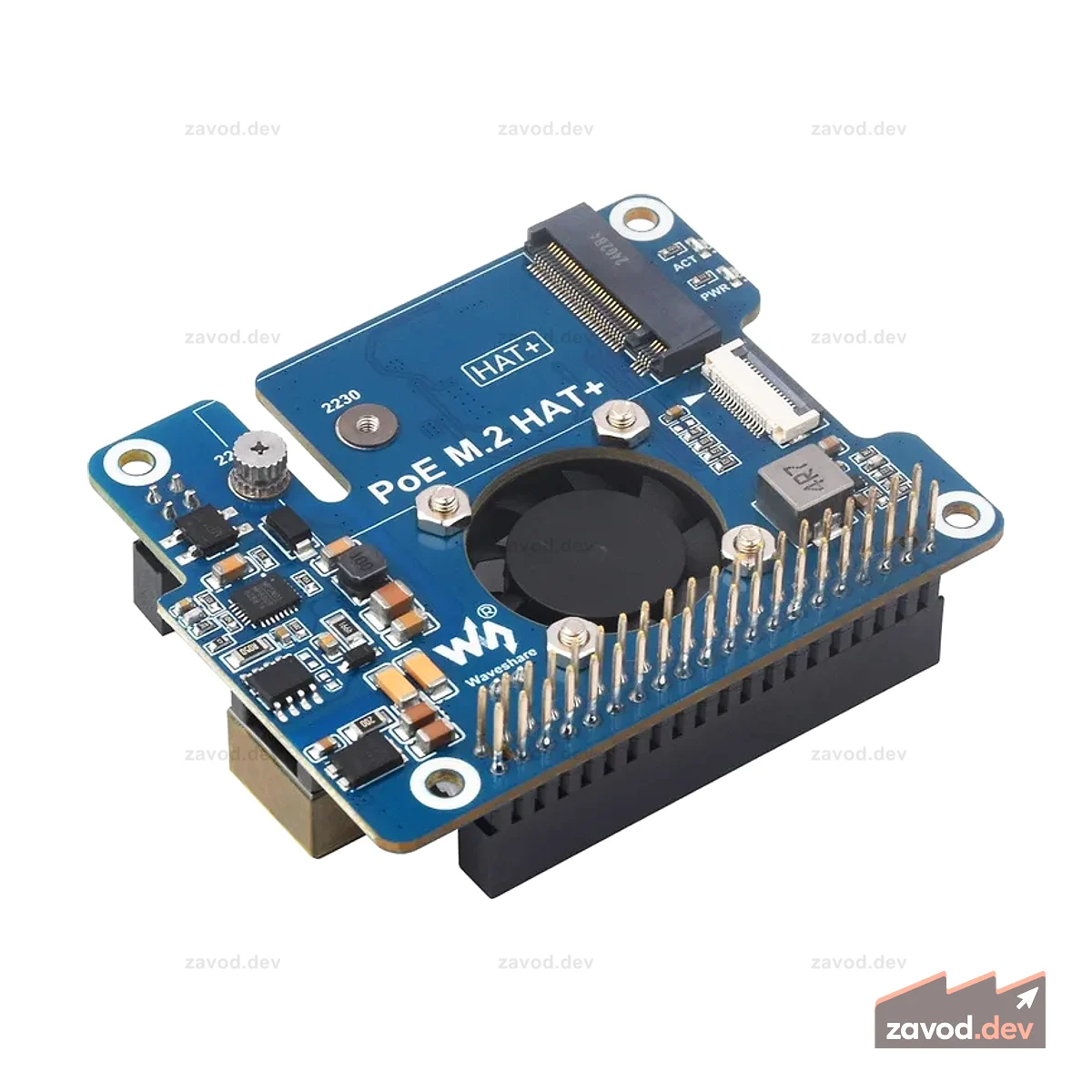 PoE M.2 HAT+ для Raspberry Pi 5