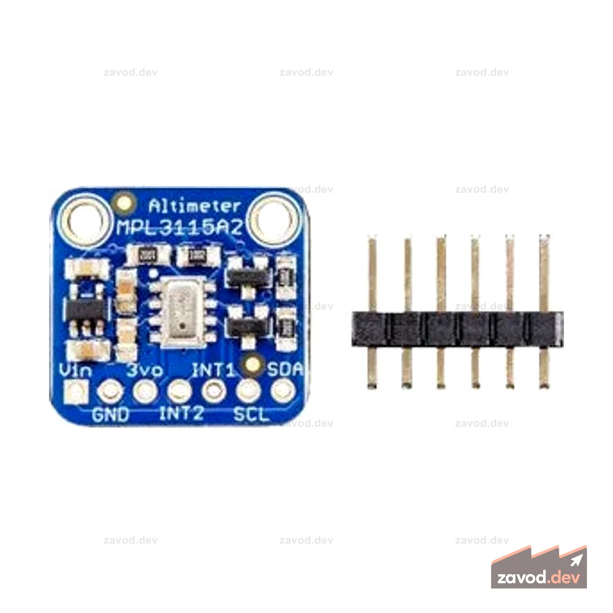 Adafruit MPL3115A2 I2C Датчик барометрического давления, высоты и температуры | Код: 1893