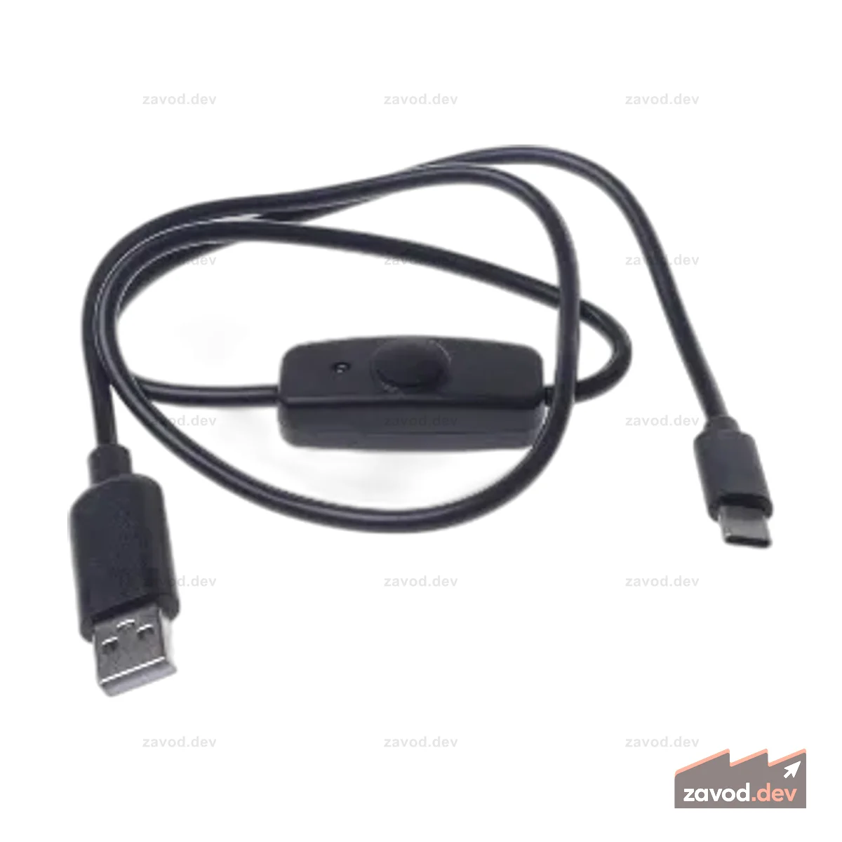Кабель питания/передачи данных USB-A — USB-C с переключателем