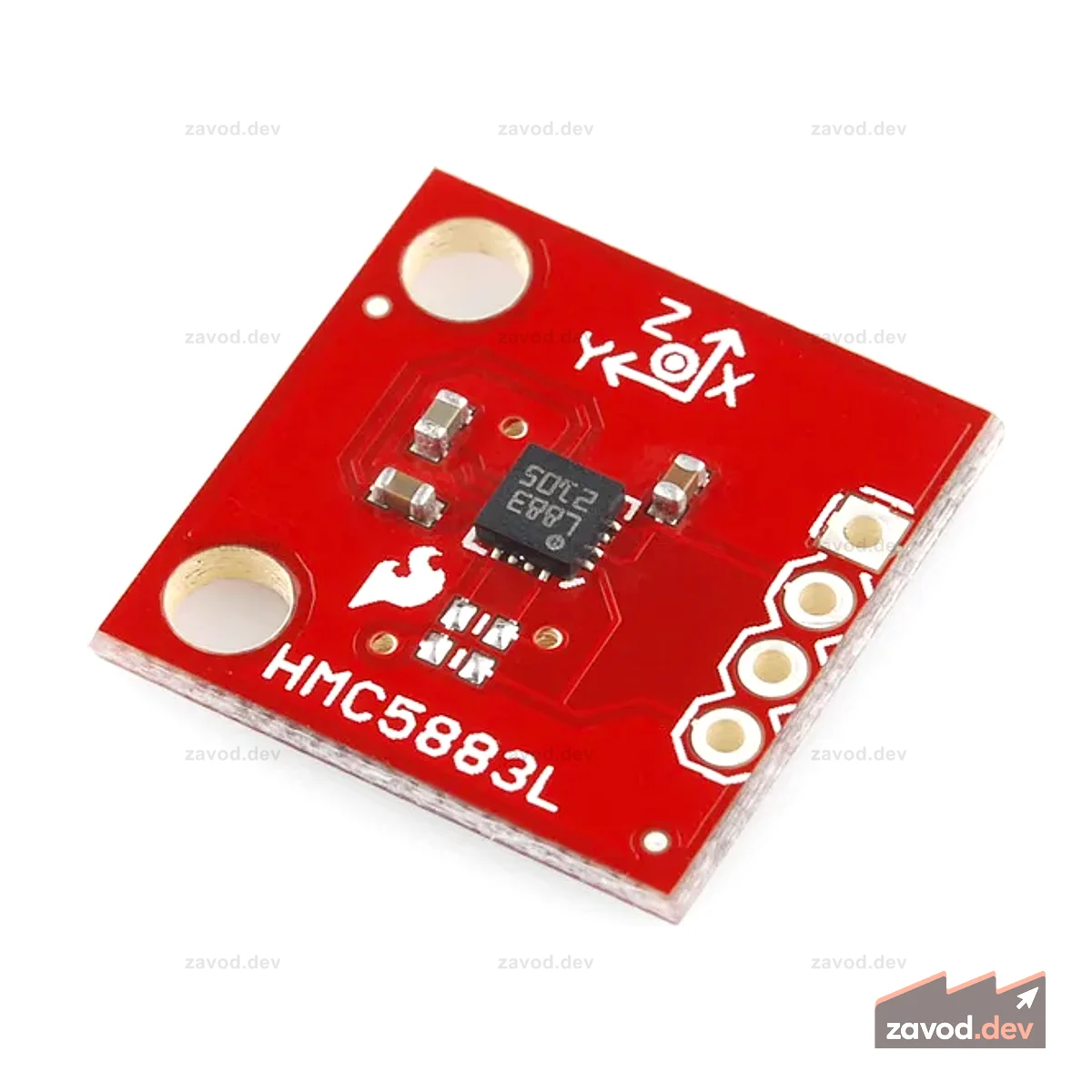 Трехосевой магнитометр - HMC5883L: точность в движении