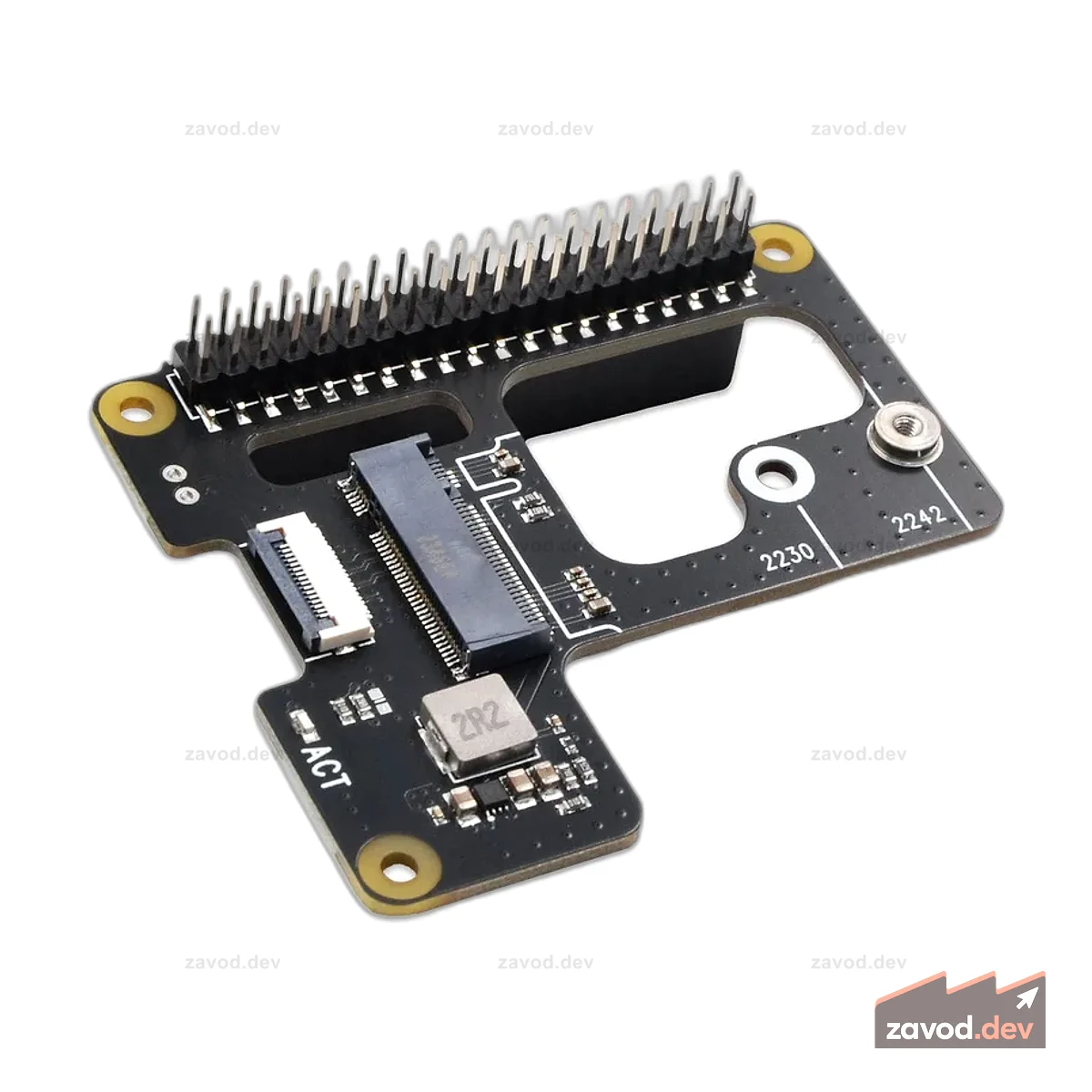 Дополнение SupTronics X1000 NVMe для Raspberry Pi 5