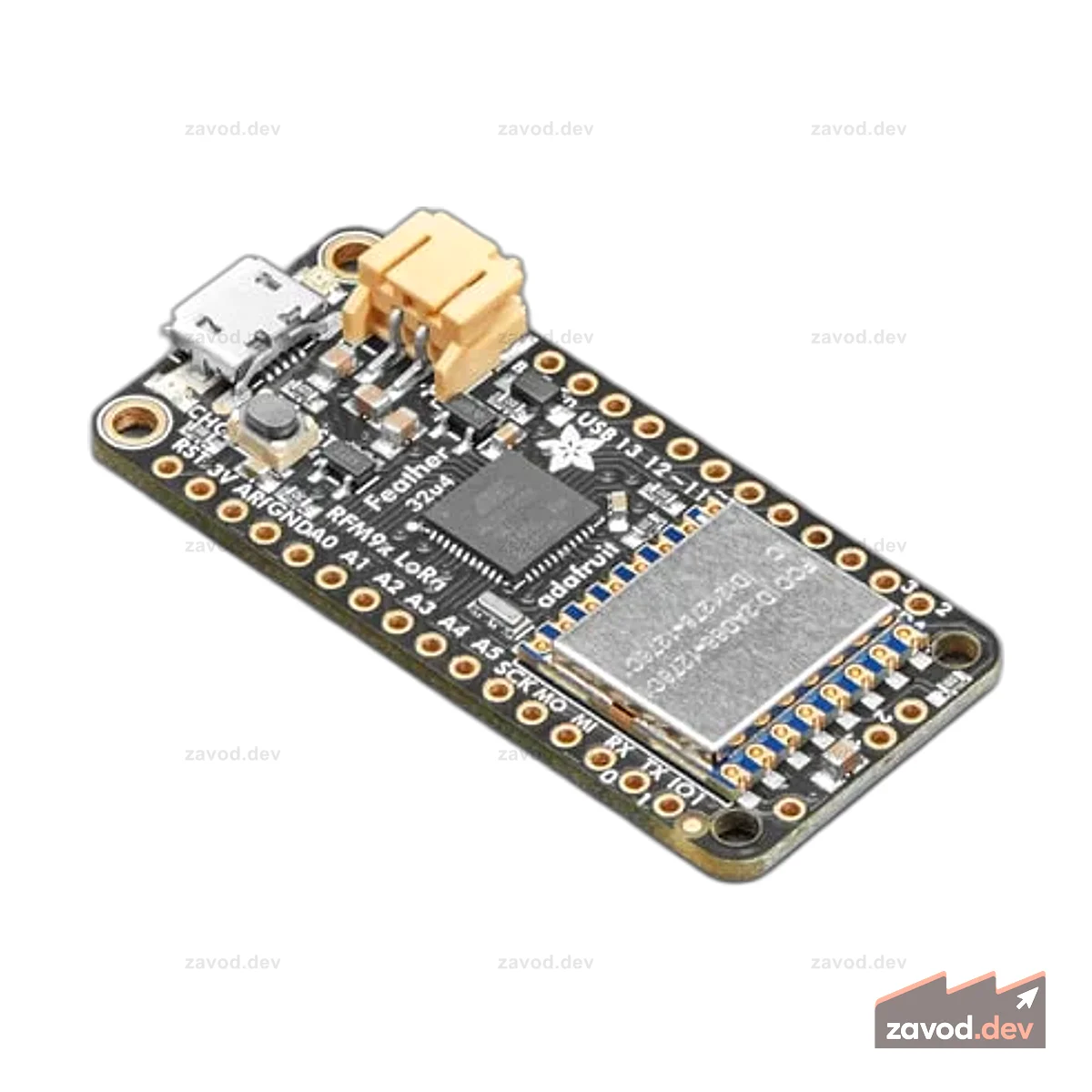 Радио Adafruit Feather 32u4 RFM95 LoRa — 868 или 915 МГц