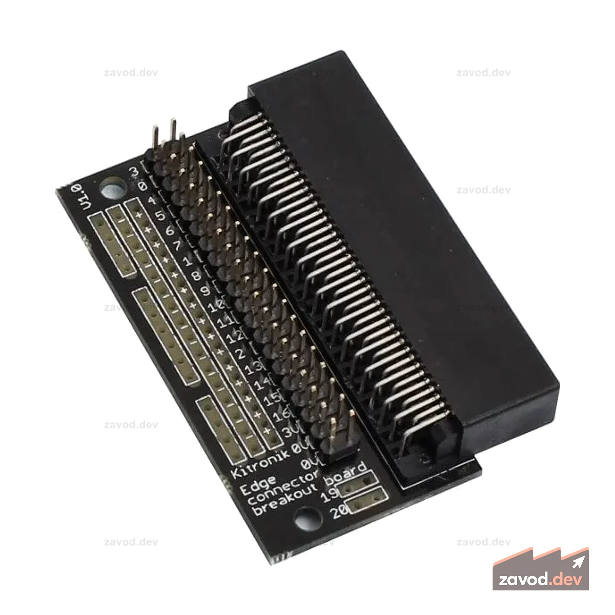 Коммутационная плата Kitronik Edge Connector для BBC micro:bit — готовая
