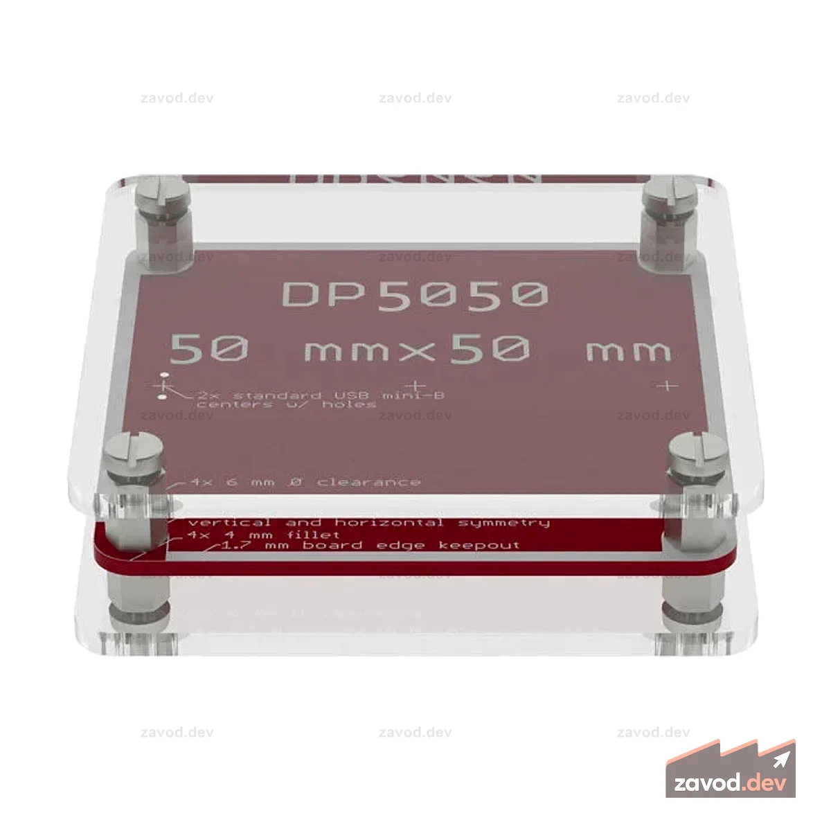 Базовый чехол Sick Of Beige v1, квадратный 50 мм (DP5050)