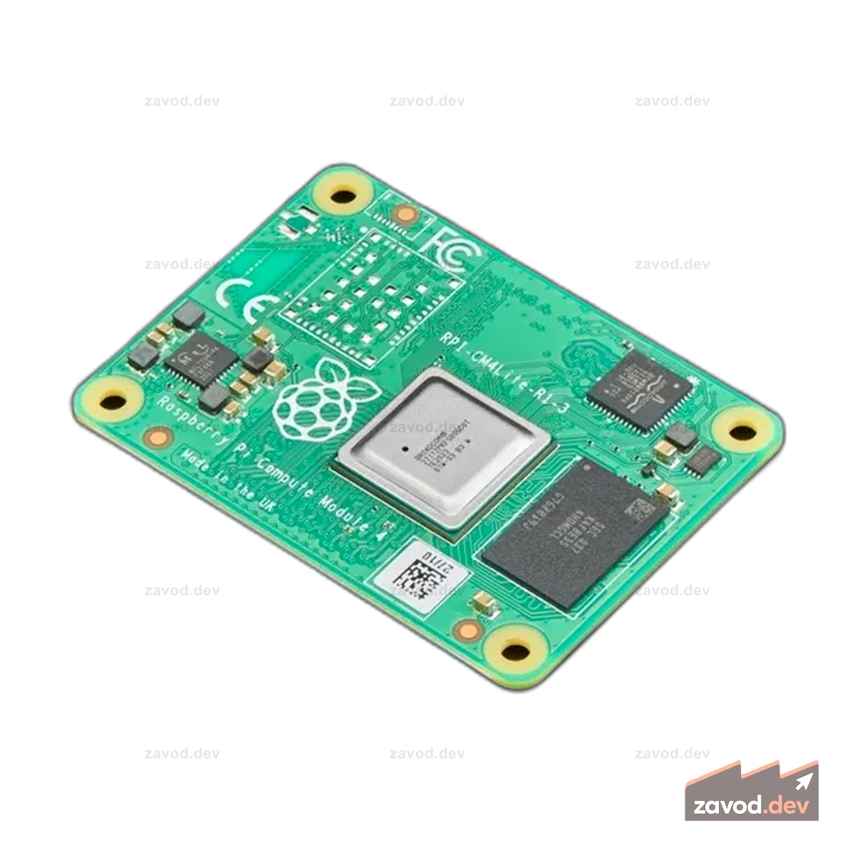 Вычислительный модуль Raspberry Pi 4 — 1 ГБ / без MMC / без Wi-Fi (Lite)