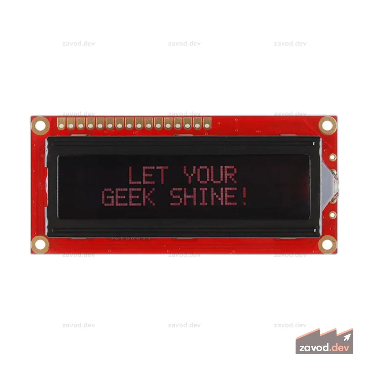 SparkFun с последовательным интерфейсом, ЖК-дисплей 16x2 — красный на черном, 3,3 В