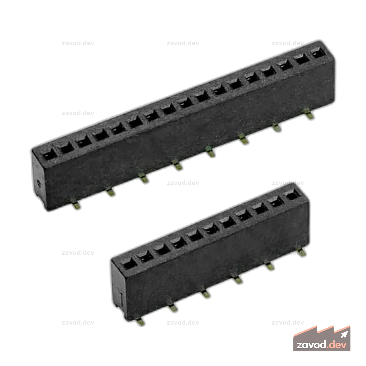 1.27 Разъем SMD для шины M5StampS3 (10 комплектов)