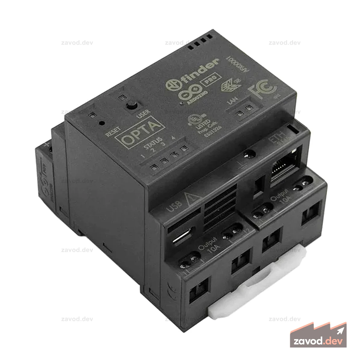 ПЛК Arduino Opta RS485 Micro (порты Ethernet и USB-C, RS485)
