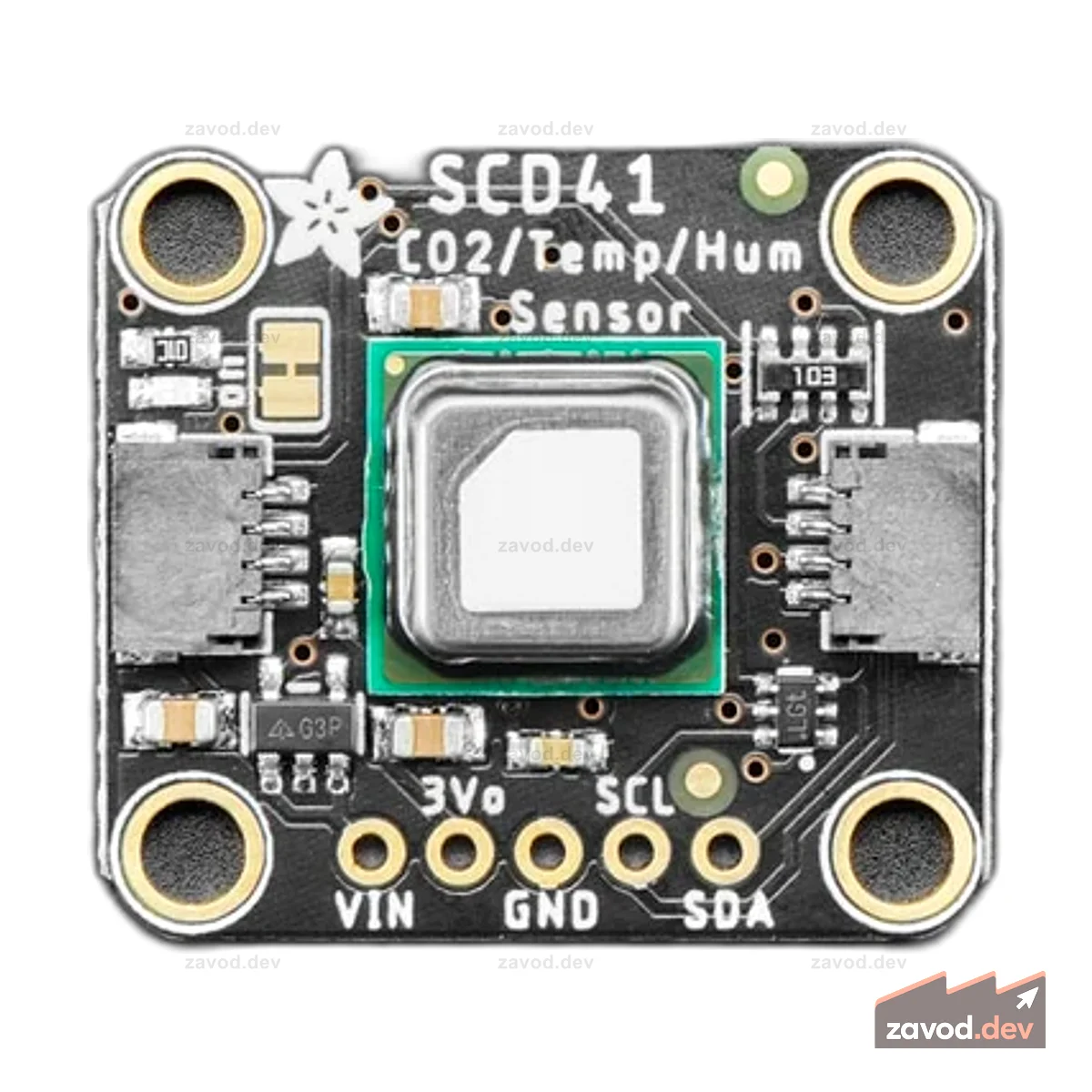 Adafruit SCD-41 - Датчик температуры и влажности истинного CO2 STEMMA QT / Qwiic