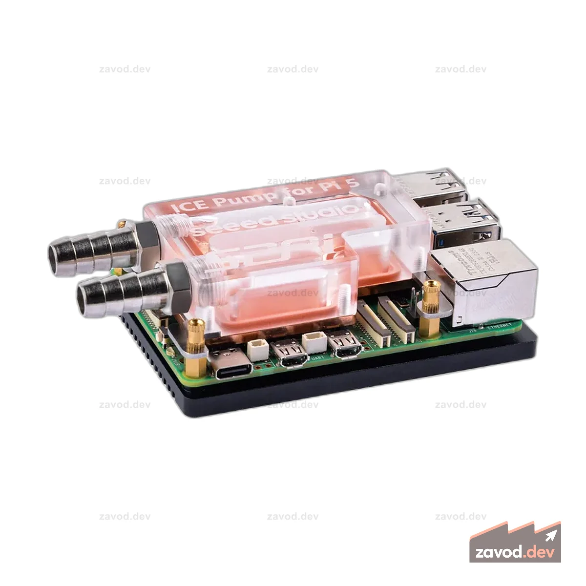 52Pi Блок водяного охлаждения насоса ICE для Raspberry Pi 5