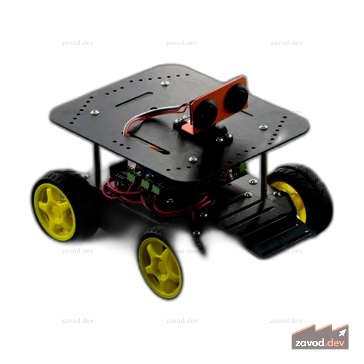 Pirate: комплект мобильного робота 4WD Arduino с Bluetooth 4.0