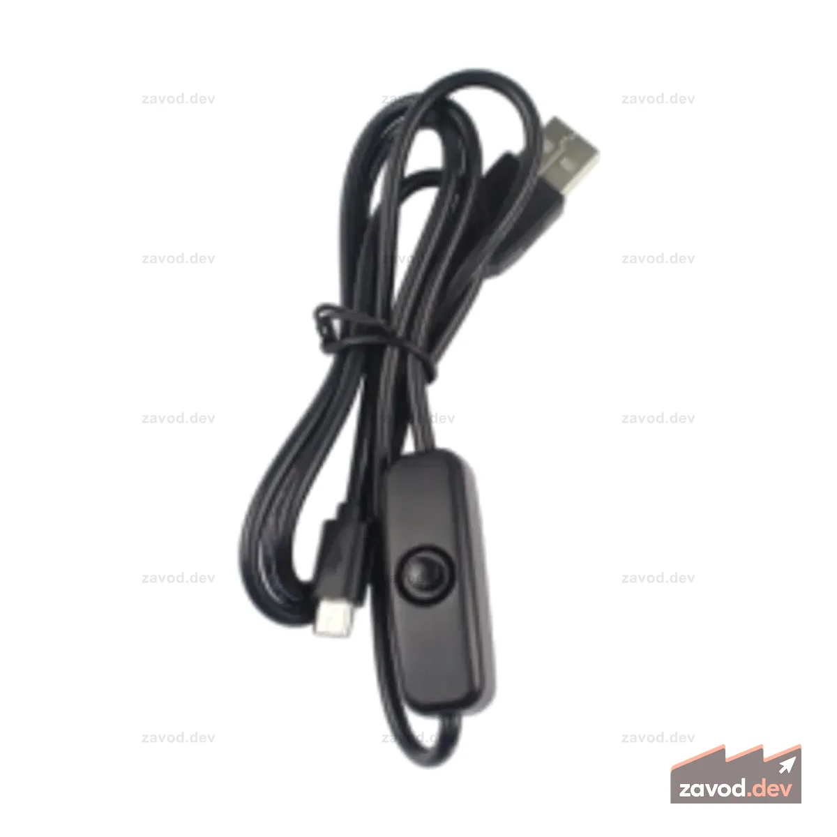Кабель питания Micro USB с переключателем ВКЛ/ВЫКЛ для Raspberry Pi