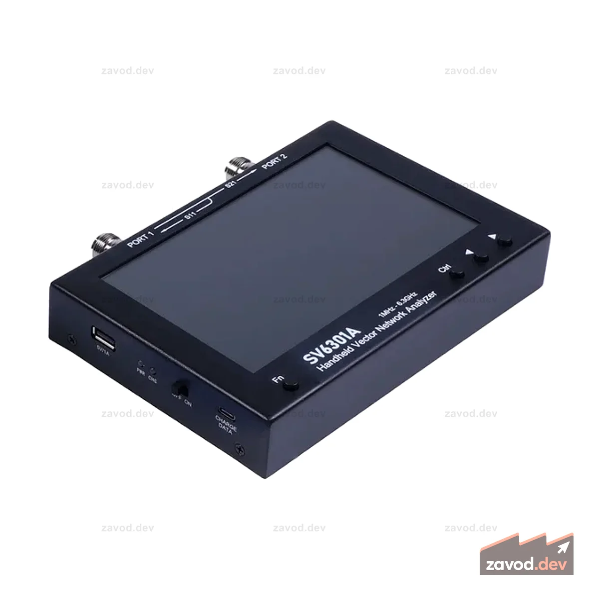 Chelegance JNCRadio SV6301A – 6,3G VNA С 7-дюймовым ЦАП, СЕНСОРНЫМ ЭКРАНОМ CITIVE, выходная мощность -40 дБм ~ -10 дБм, входная мощность -100 дБм (МАКС), TF-карта 8 ГБ