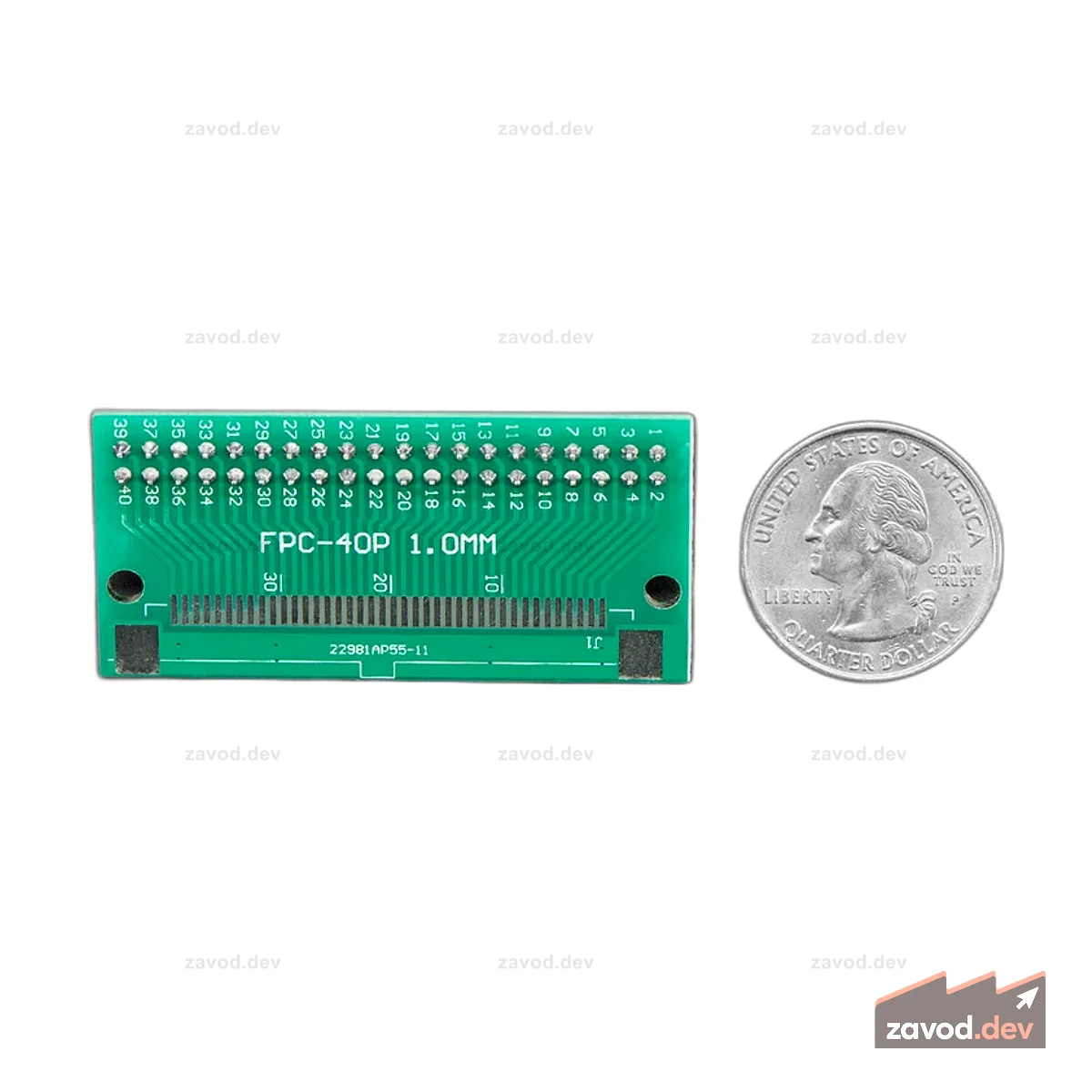 40-контактный FPC с прямым гнездовым разъемом IDC 2x20 IDC