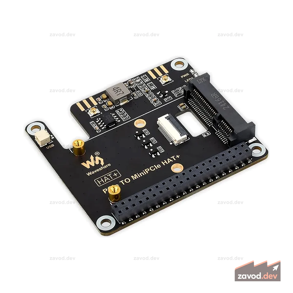 Mini PCIe HAT+ для Raspberry Pi 5