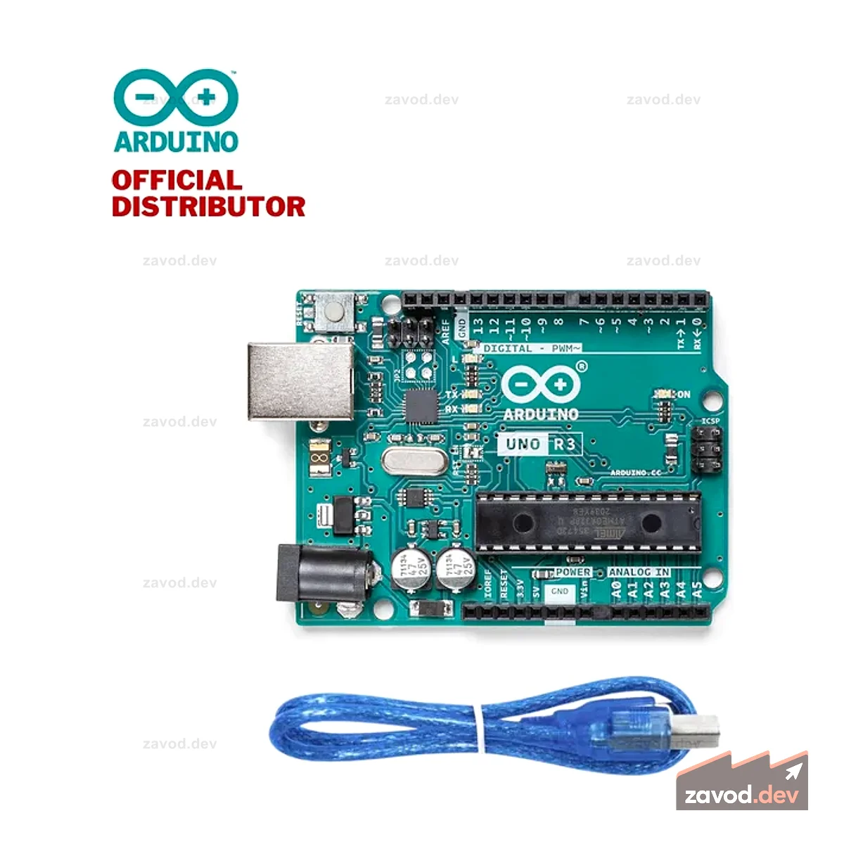 Arduino Uno R3 Италия с кабелем