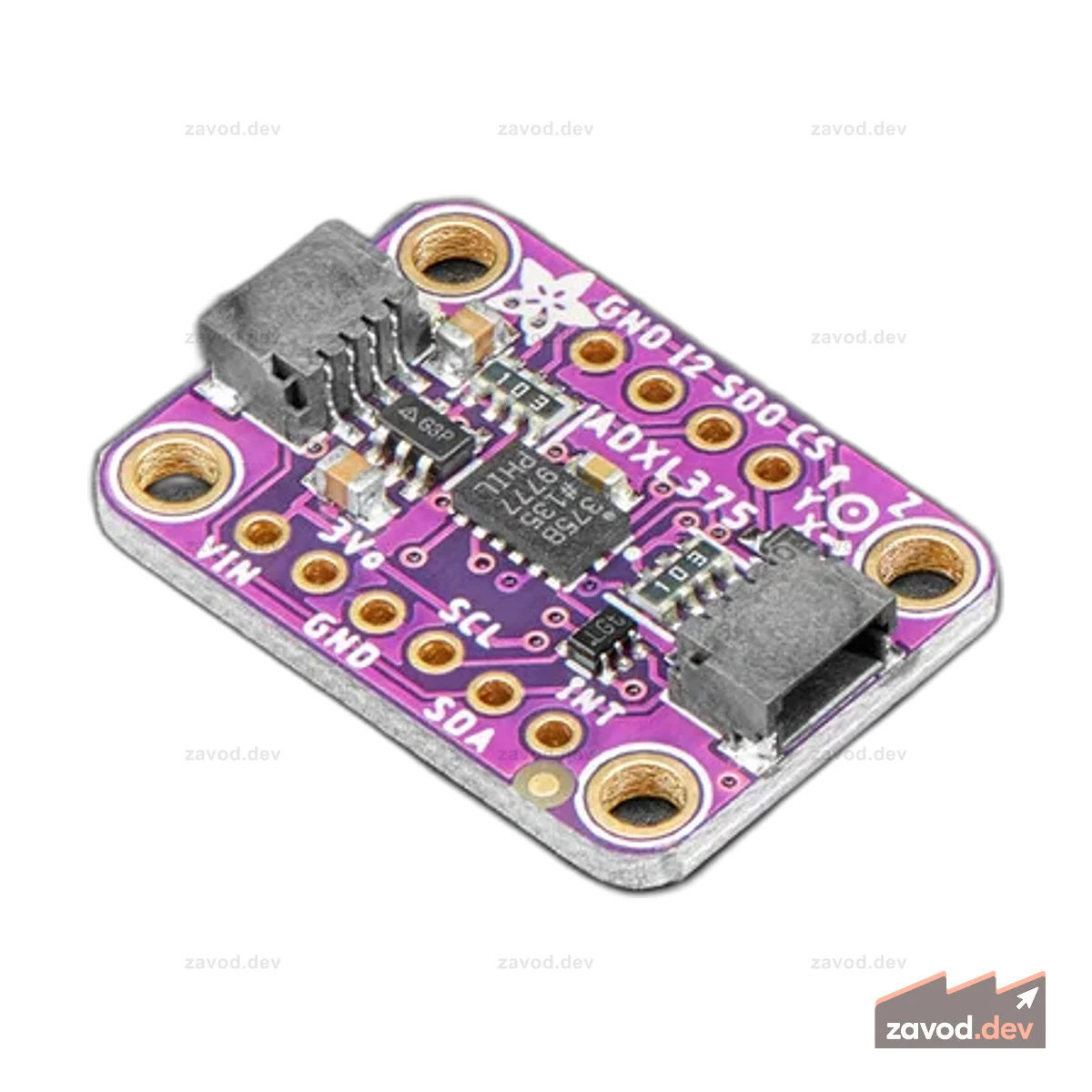 ADXL375 - Акселерометр High G (+-200g) с I2C и SPI - STEMMA QT / Qwiic