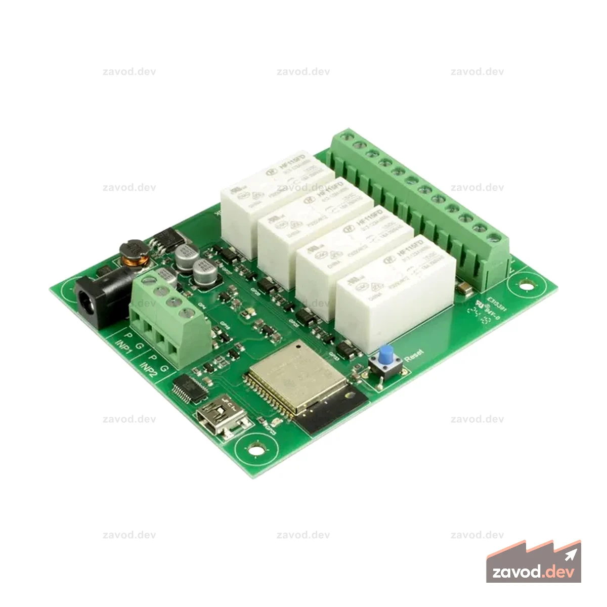 ESP32LR42 WIFI 4 x 16A relays
