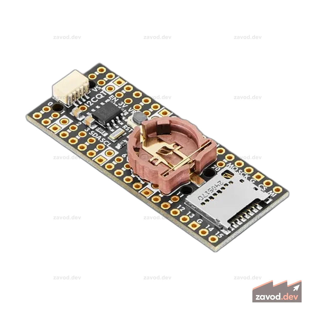Adafruit PiCowbell Adalogger для Pico — MicroSD, RTC и STEMMA QT