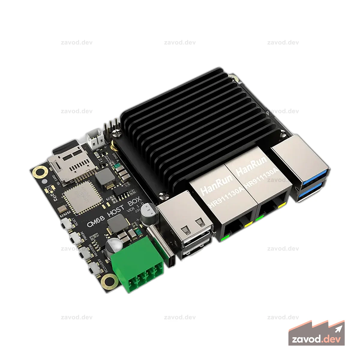 FYSETC CM68 Host BOX Board 9-24 В Входная мощность 5,8 ГБ/2,4 ГБ двухдиапазонный Wi-Fi Поддержка Debian 10 для 3D-принтера Klipper DIY